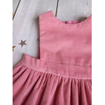 robe velours rose 2
