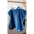 poncho de bain bleu