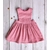 Robe velours rose