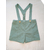 short à bretelles vert