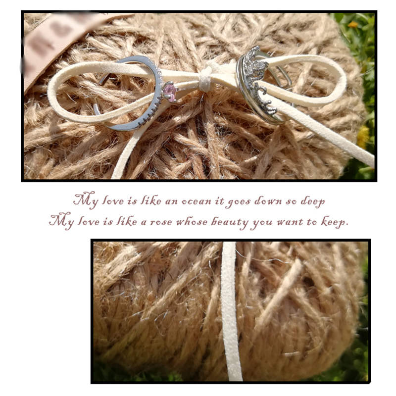 Nieuwe-Custom-hartvormige-Trouwring-Kussen-Gepersonaliseerde-Bruiloft-Benodigdheden-Bruid-Ring-Box-Wedding-Ceremony-Decoraties
