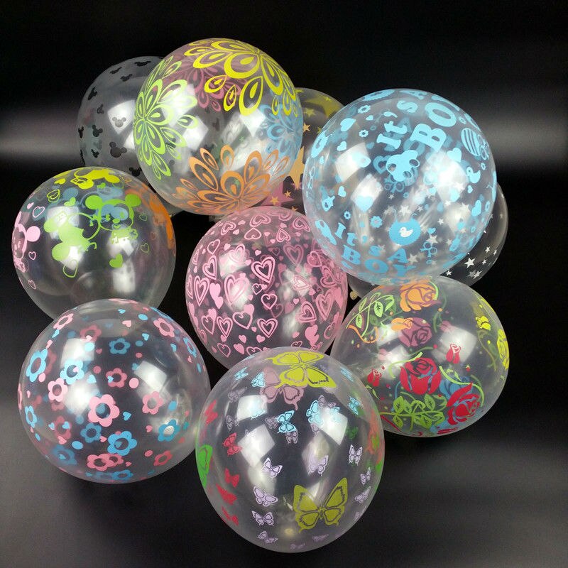 Ballons Transparents A Motifs Ballons Anniversaire Moi Et Ma Deco