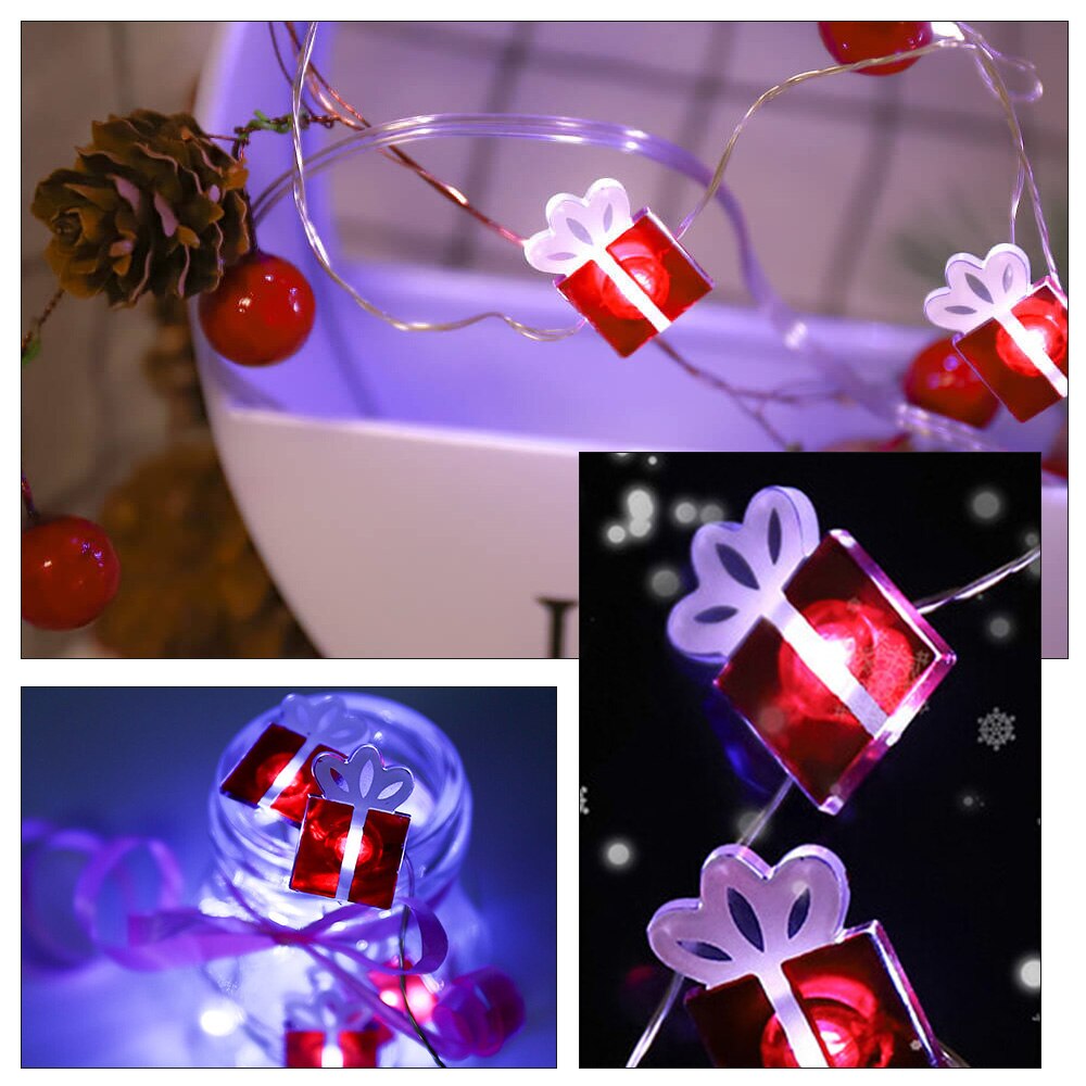 Guirlande LED cadeaux - lumières de noël - Moi et ma deco