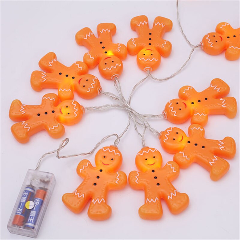 Pain-d-pice-homme-lumi-re-LED-cha-ne-Cookie-homme-lampe-mignon-no-l-lampara