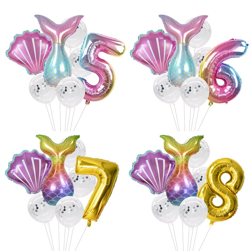 Ballons-de-f-te-sir-ne-32-pouces-7-pi-ces-lot-h-lium-pour-d