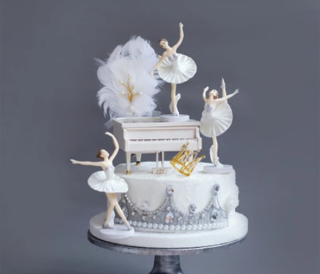 décoration gâteau danseuse ballerine