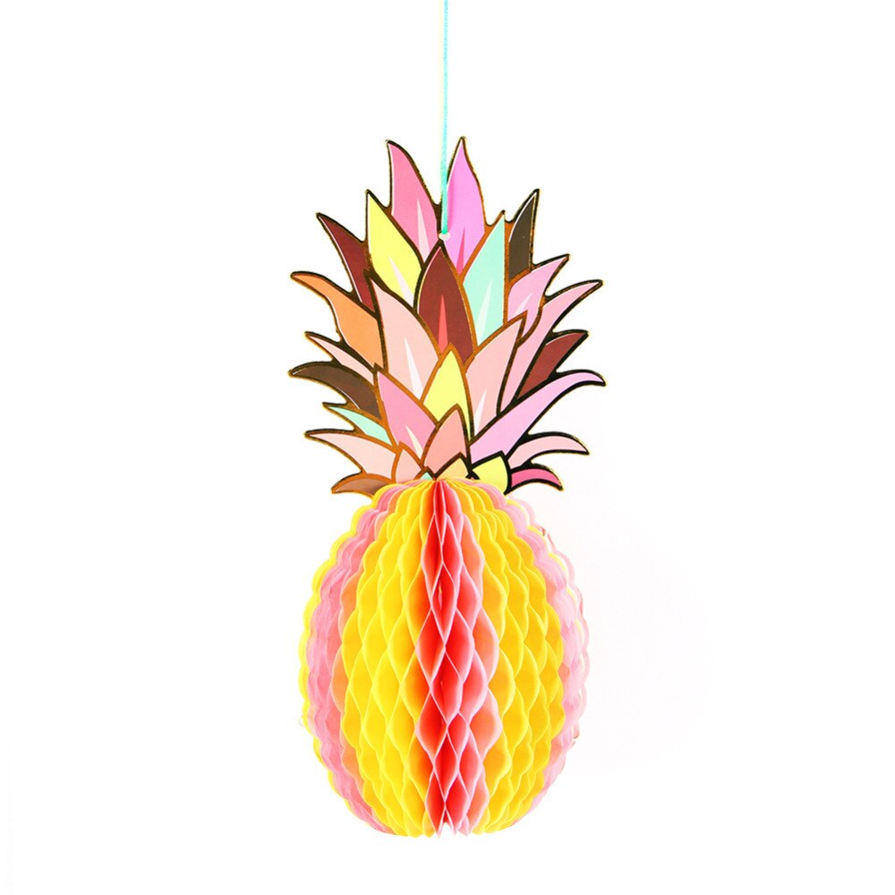 D-coration-de-f-te-tropicale-d-t-Centre-de-table-en-forme-d-ananas-en