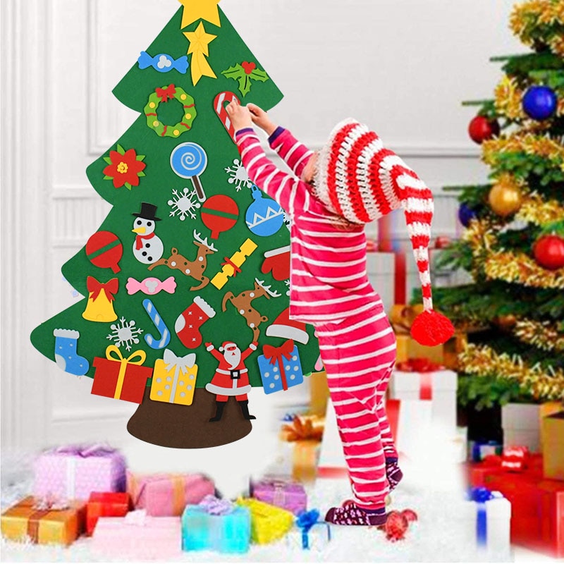 Arbre-de-no-l-en-feutre-pour-enfants-d-coration-pour-la-maison-cadeaux-de-nouvel