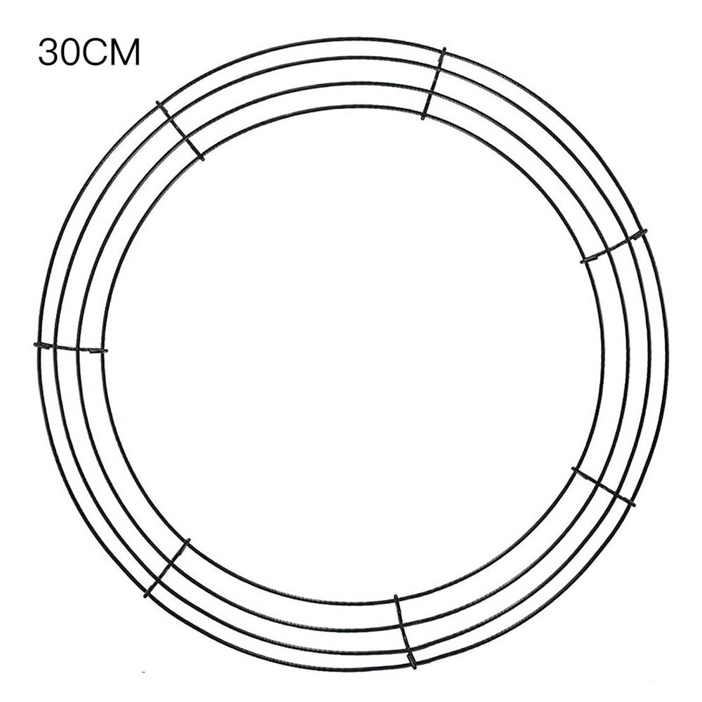 Anneau-de-fil-m-tallique-de-no-l-d-corations-de-saint-valentin-cercle-rond-arrangement