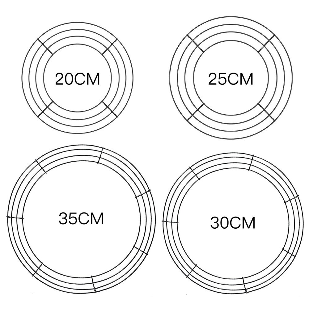 Anneau-de-fil-m-tallique-de-no-l-d-corations-de-saint-valentin-cercle-rond-arrangement