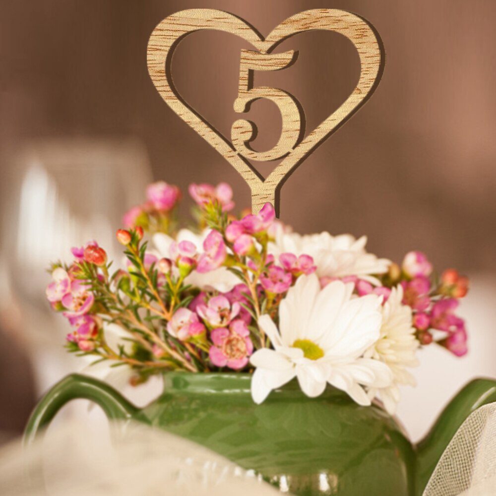 Table-de-mariage-en-bois-num-ro-1-30-carte-de-si-ge-fleurs-d-coration