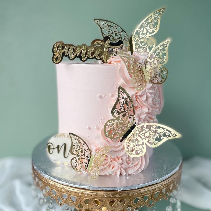 Déco papillons gâteau