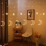 toile-lune-LED-rideau-lumineux-8-Mode-f-e-cha-ne-veilleuse-pour-la-maison