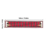 D-coration-de-no-l-chemin-de-Table-de-luxe-napperons-am-ricains-rouge-noir-Plaid