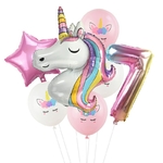 Ballons-avec-licorne-arc-en-ciel-d-coration-pour-anniversaire-7-pi-ces-lot-ballons-avec