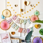 Guirlande-de-banderole-d-anniversaire-pour-premier-anniversaire-d-cor-Macaron-bronzant-fournitures-pour-f-te