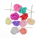 25-t-tes-8CM-nouveau-color-artificiel-PE-mousse-Rose-fleurs-mari-e-Bouquet-maison-mariage