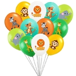 Ballons-animaux-de-la-Jungle-10-pi-ces-12-pouces-en-Latex-h-lium-Air-pour