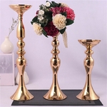 Cand-labre-en-m-tal-et-Porte-Bougies-pour-Centre-de-Table-Vase-Fleurs-Chandelier-pour