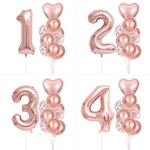 Ensemble-de-ballons-num-riques-en-or-rose-d-coration-de-f-te-10-pi-ces