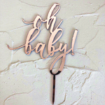 Oh-Baby-Happy-Birthday-Cake-Topper-Gold-Pink-Acrylic-Wedding-Bride-Party-Chi-Cake-Topper-Baby