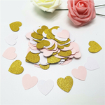 100-pi-ces-paillettes-or-Rose-3cm-coeur-papier-Confettis-carte-de-mariage-papier-Confettis-f