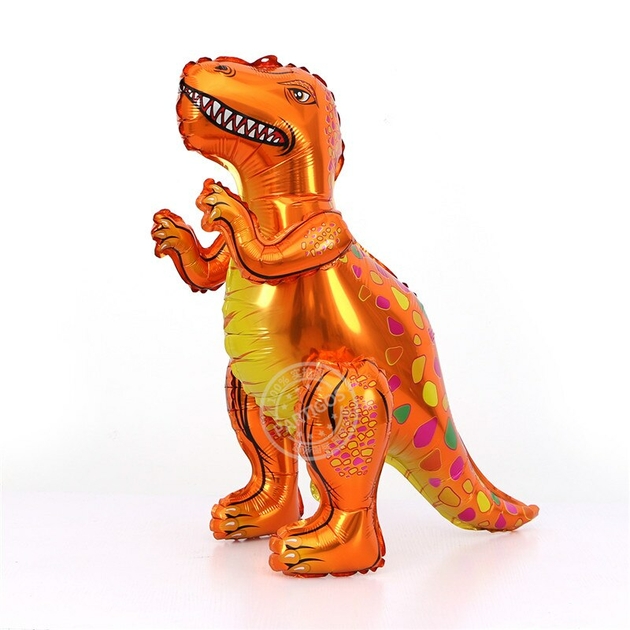 Ballon dinosaure T-rex orange Meri Meri - Le petit Souk