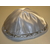 Kippa satin blanc avec liseré triangle