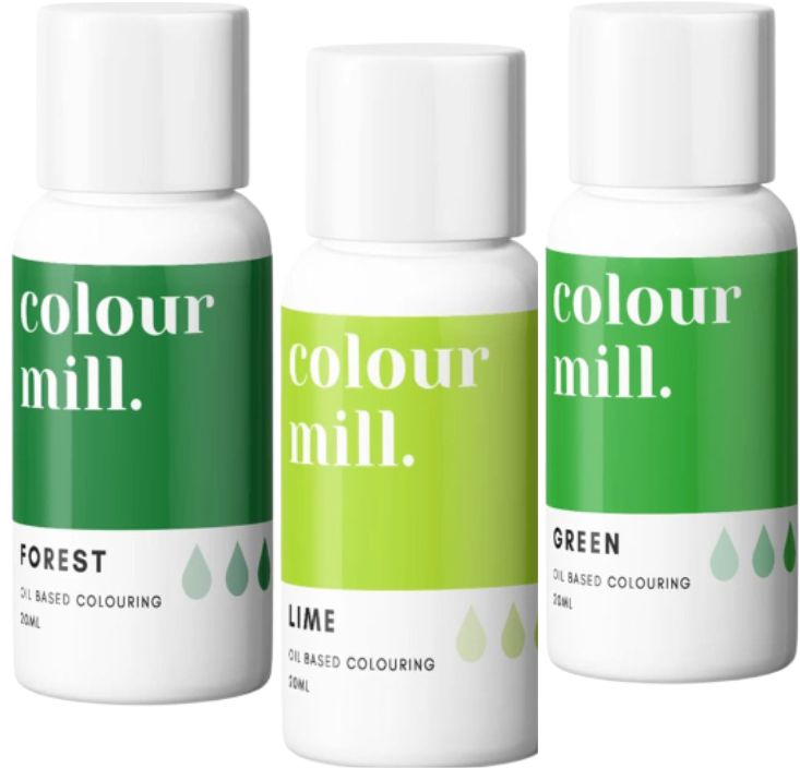 Colorant alimentaire Colour Mill - Vert - Lot de 3