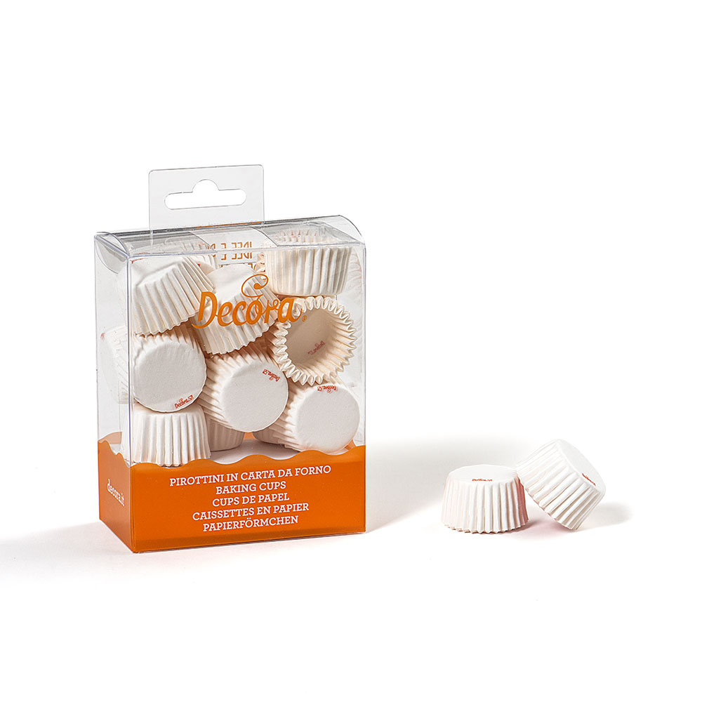 Mini Caissettes à cupcake - Blanc - Lot de 180