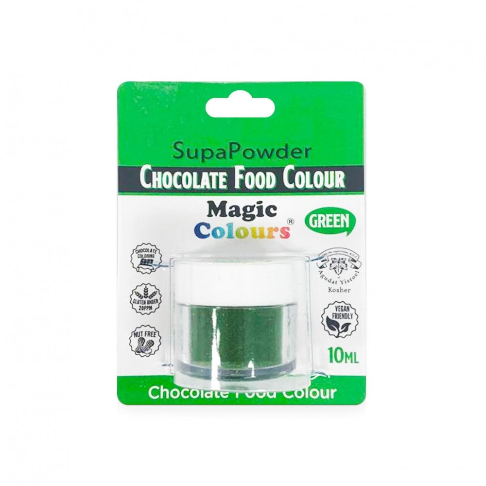 Colorant SupaPowder pour chocolat 10 ml - Vert