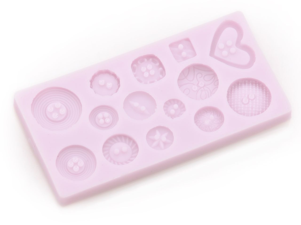 Moule en silicone - Boutons divers