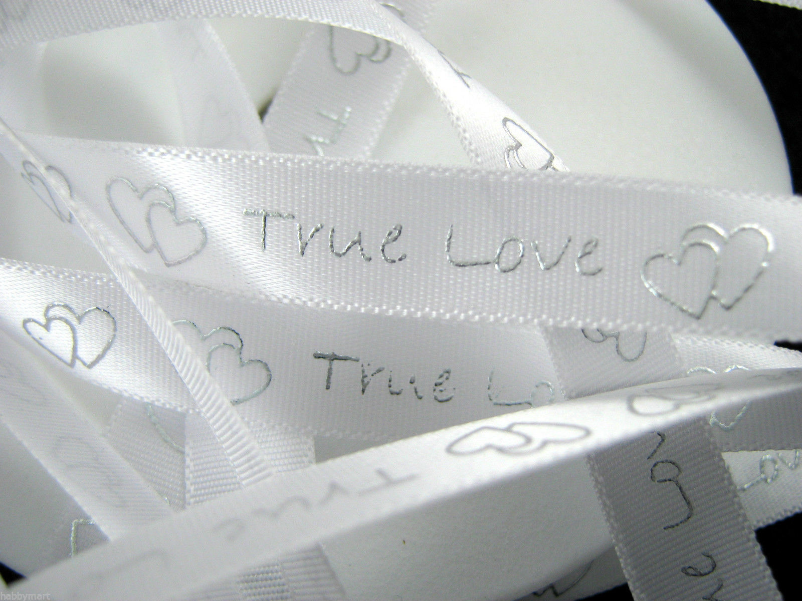 Ruban 1 M – Blanc  True Love