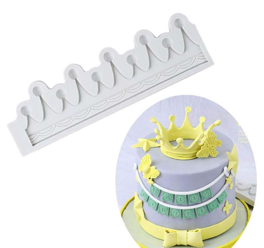 Moule couronne de roi en silicone - 23 cm