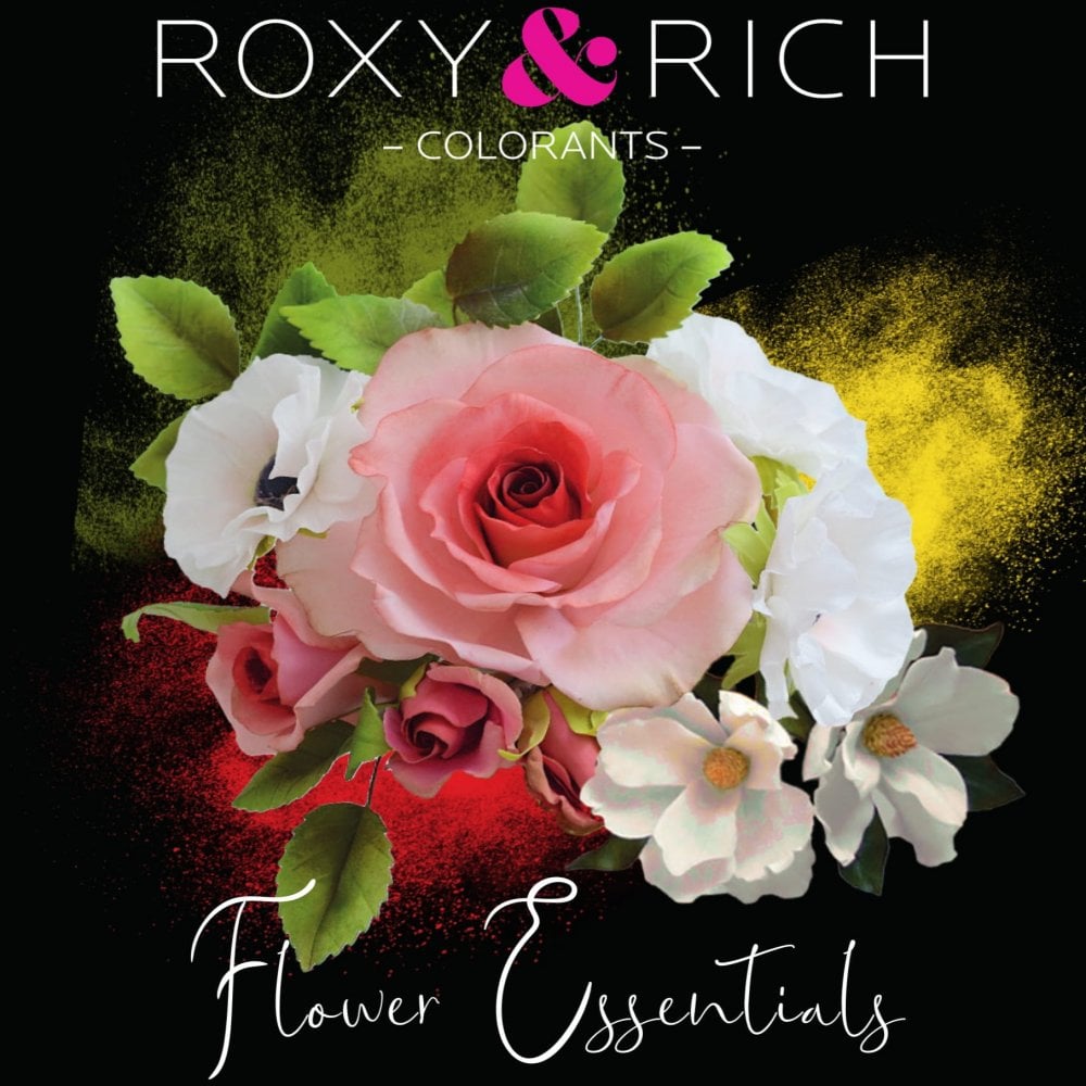 Poudre alimentaire Roxy & Rich - Fleur - Lot de 8