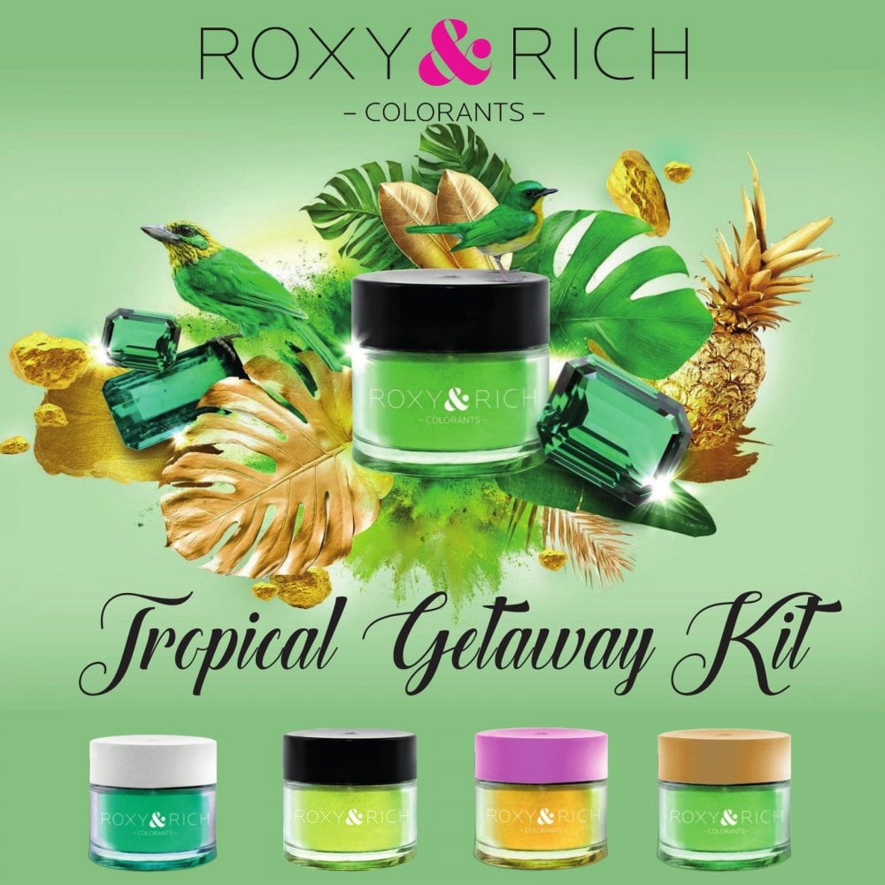 Poudre alimentaire Roxy & Rich - Tropical Getaway - Lot de 4