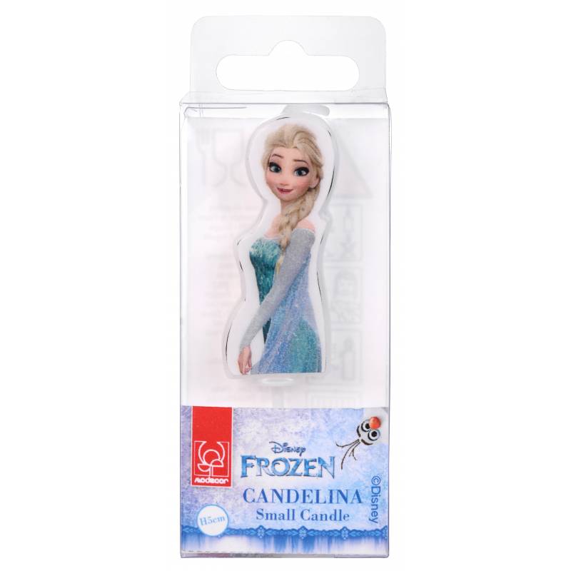 Bougie 2D Reine Des Neiges ELSA