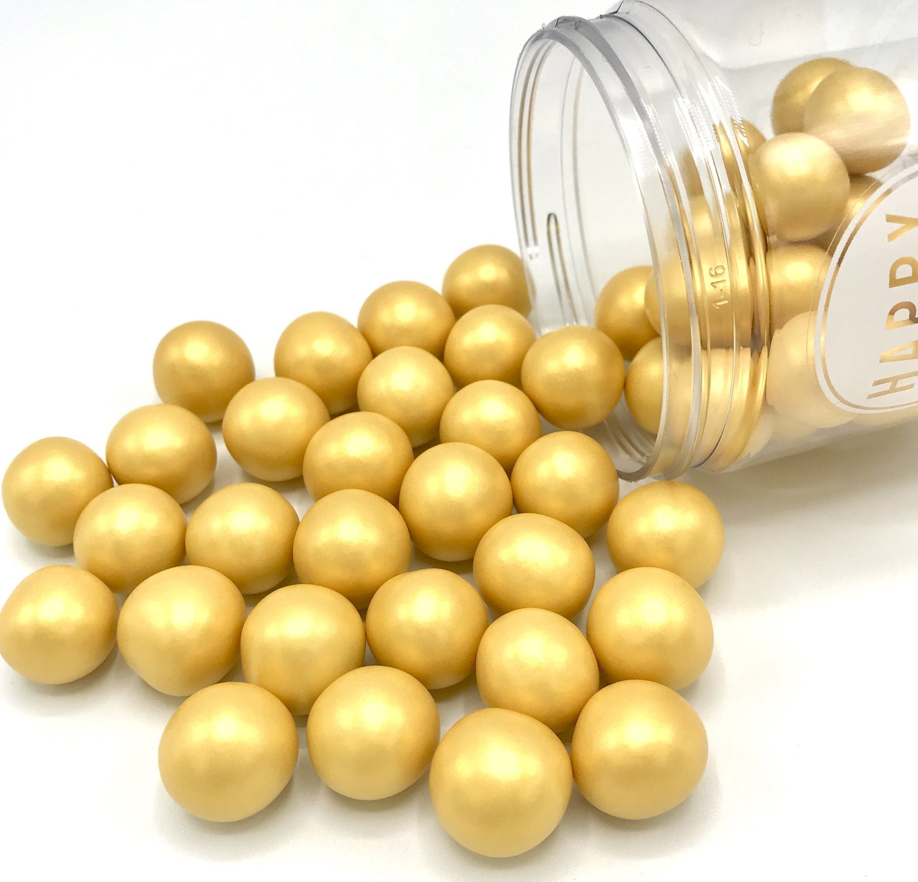Perles Crispy XXL 130 g - Or matte