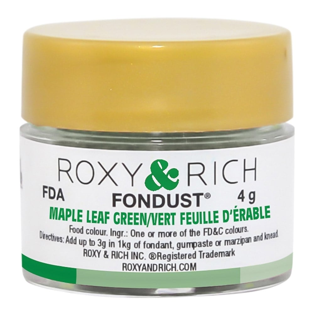 Poudre alimentaire Roxy & Rich 4 g - Vert Maple Leaf
