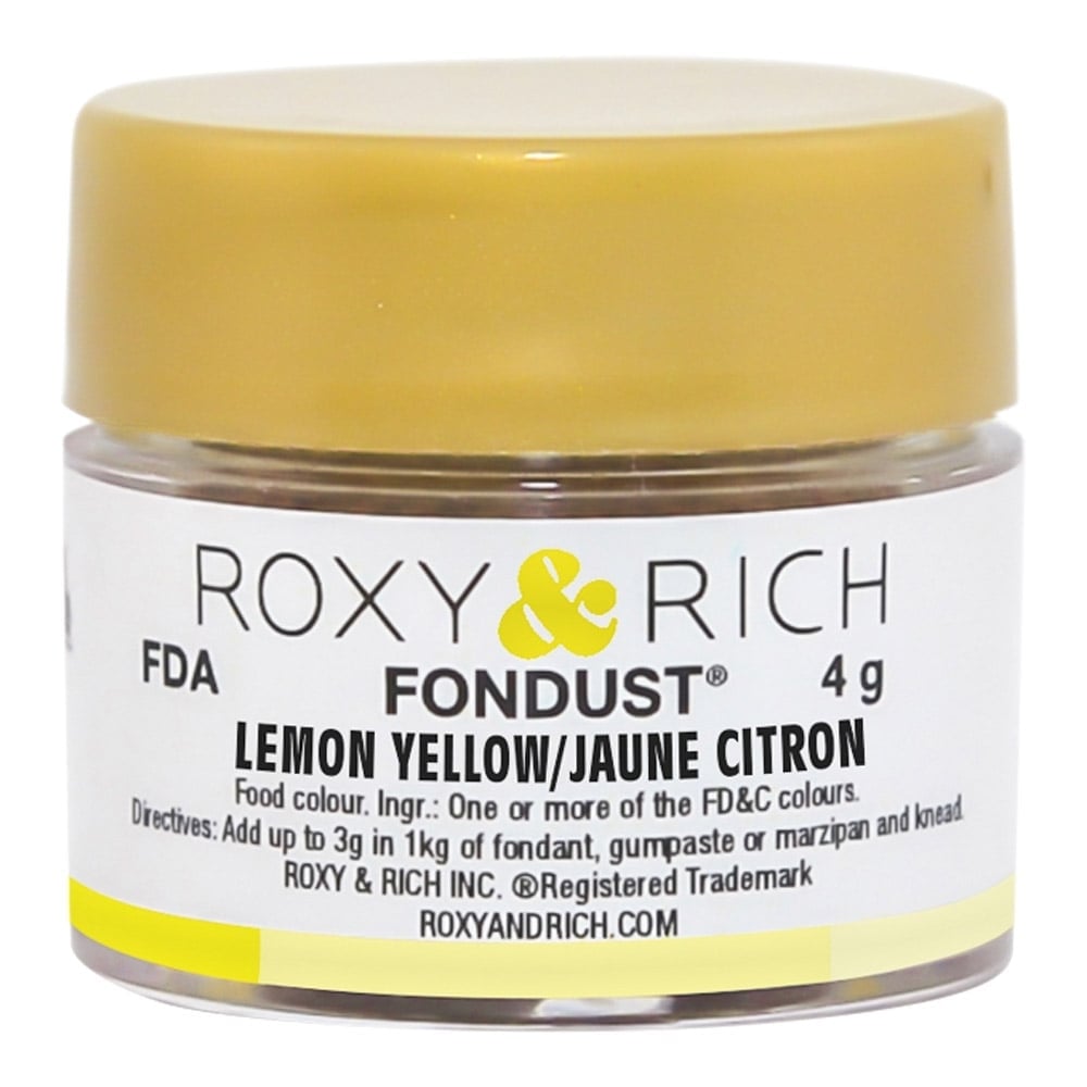 Poudre alimentaire Roxy & Rich 4 g - Jaune Lemon