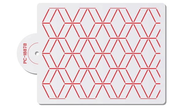 Pochoir - Hexagone Géométrique