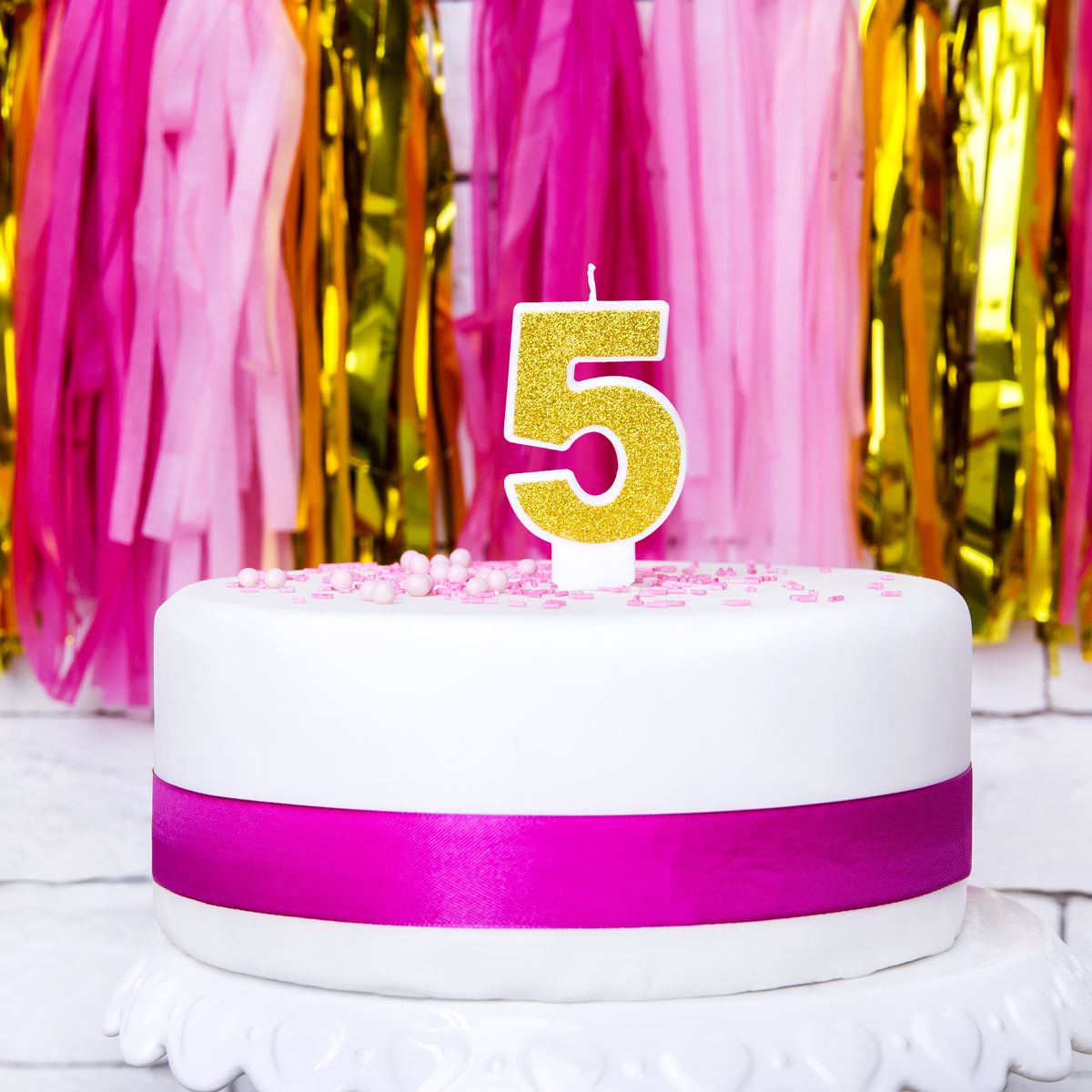 Bougie chiffre 5 - Bougie Anniversaire n°5