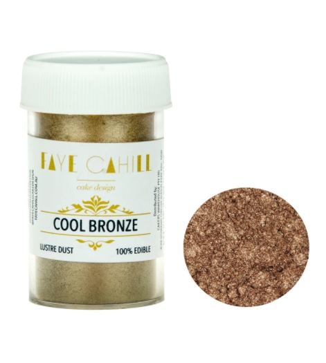 Colorant alimentaire métallisé Bronze - poudre liposoluble - 25 g
