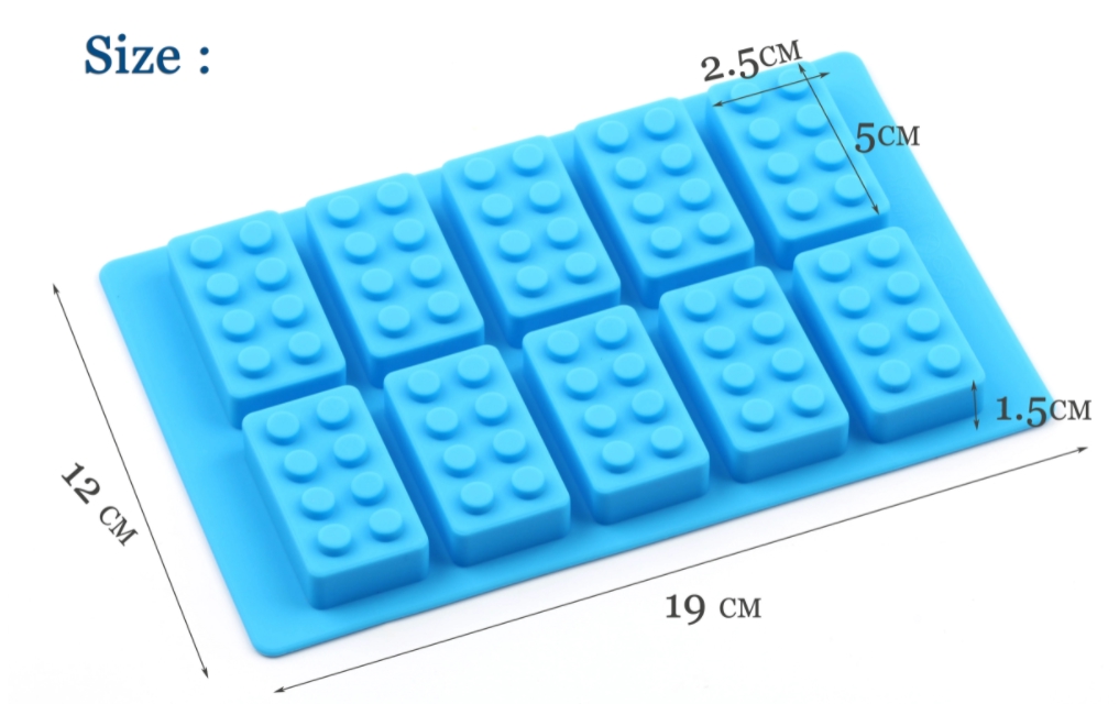 Moule en Silicone - Cube de Lego