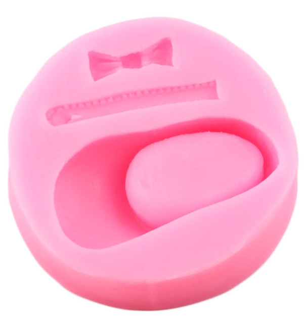 Moule en silicone Rose – Bottine avec Lacet et Noeud