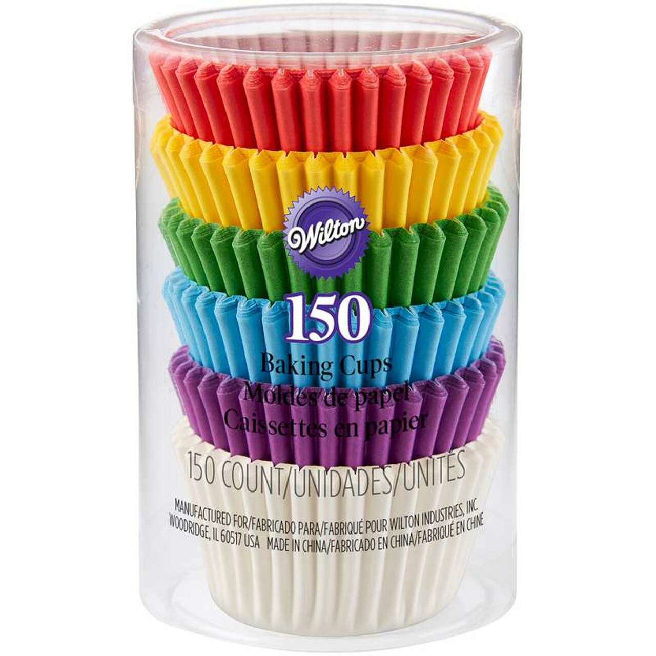 Mini Caissettes à cupcake - Multicolores - Lot de 150