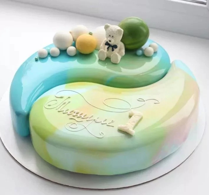Moule à gâteau en silicone Coeur - 22 cm