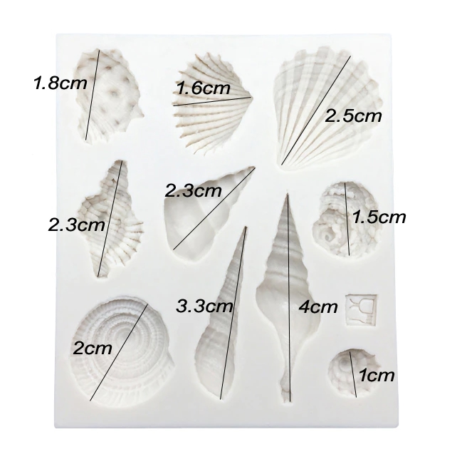 Moule en silicone - Coquillages Divers