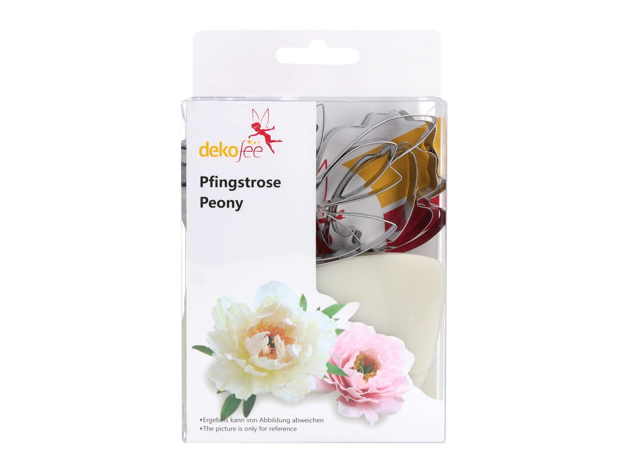 Découpoir - Pivoine avec veinure - Lot de 13
