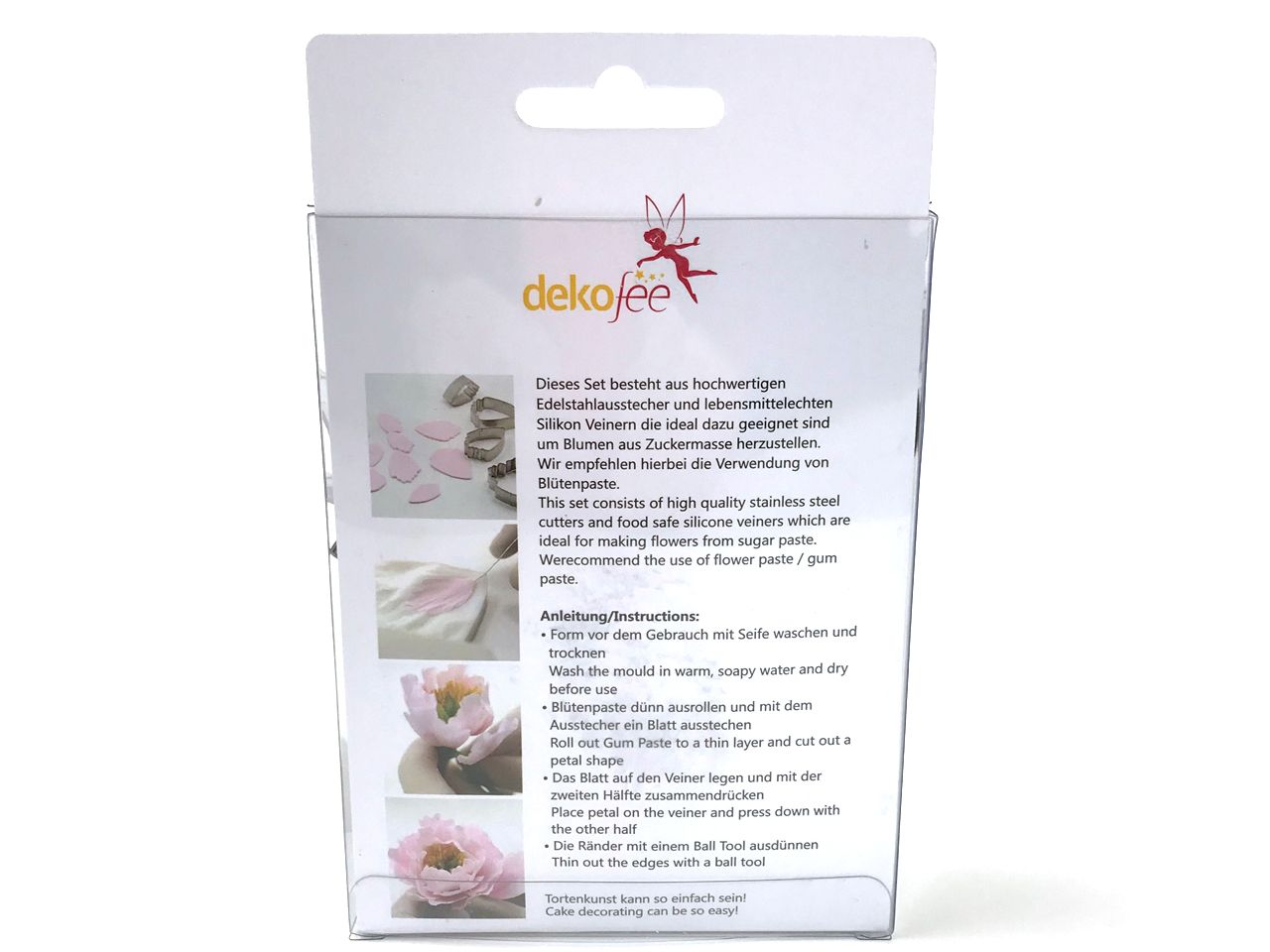 Découpoir - Lis avec veinure - Lot de 4